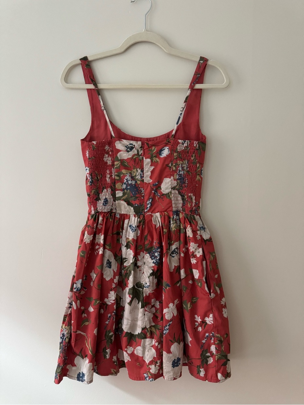 ABERCROMBIE Red Corset Romper Dress XST - Picture 8 of 12